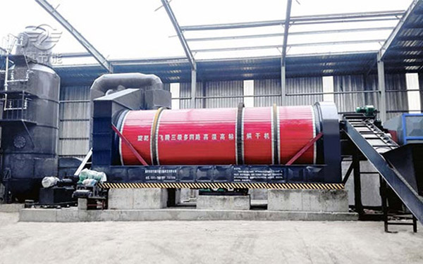 薯渣烘干設(shè)備案例現(xiàn)場(chǎng)