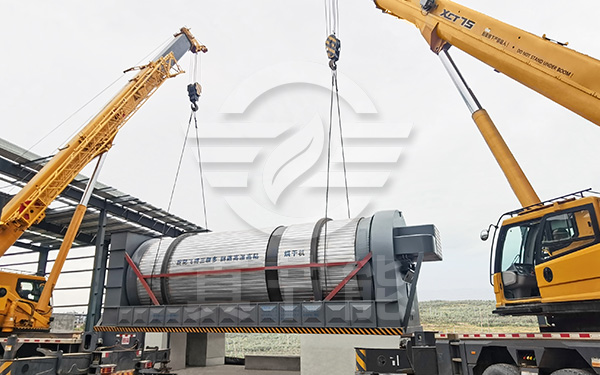 薯渣烘干設備吊裝 薯渣烘干設備吊裝